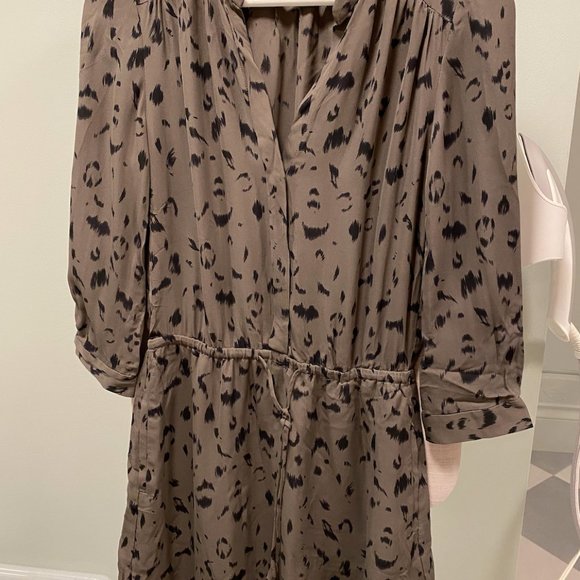 Babaton Leopard Bennett Silk Dress - Picture 6 of 11
